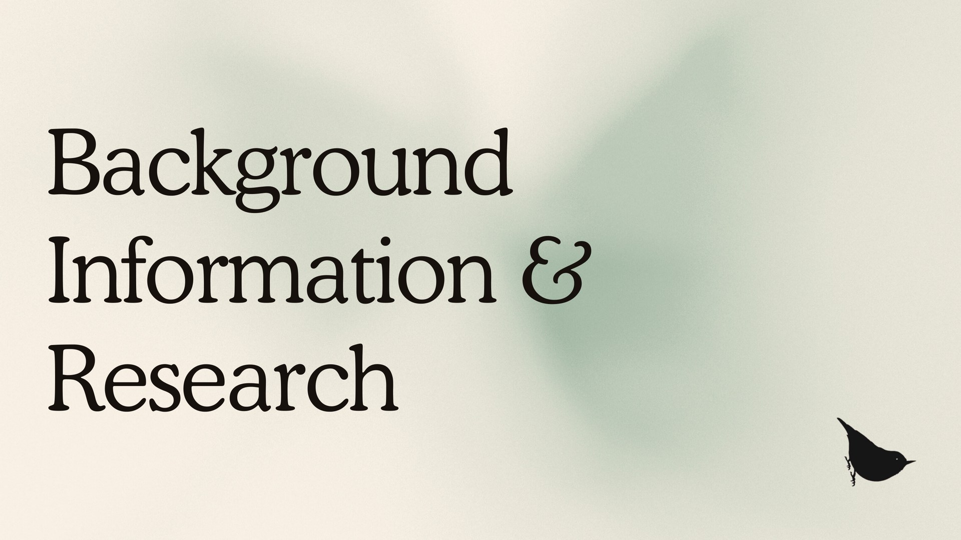 Conservation Pathways: Background Information & Research