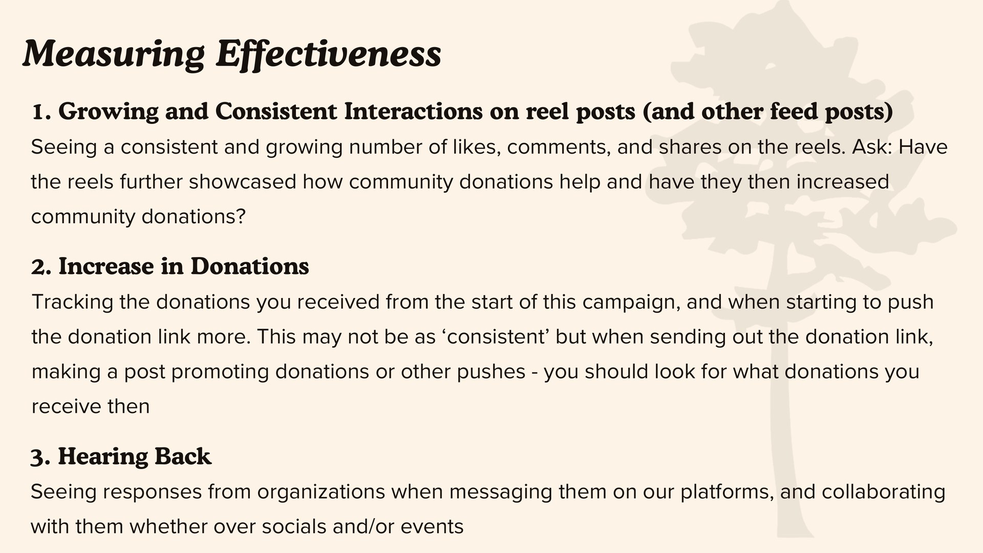 Conservation Pathways: Measuring Effectiveness