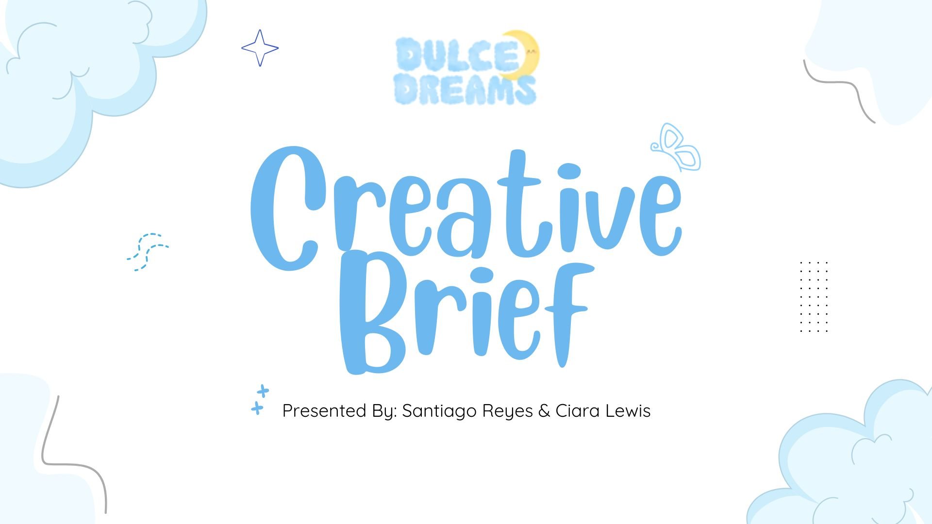 Dulce Dreams: Creative Brief cover