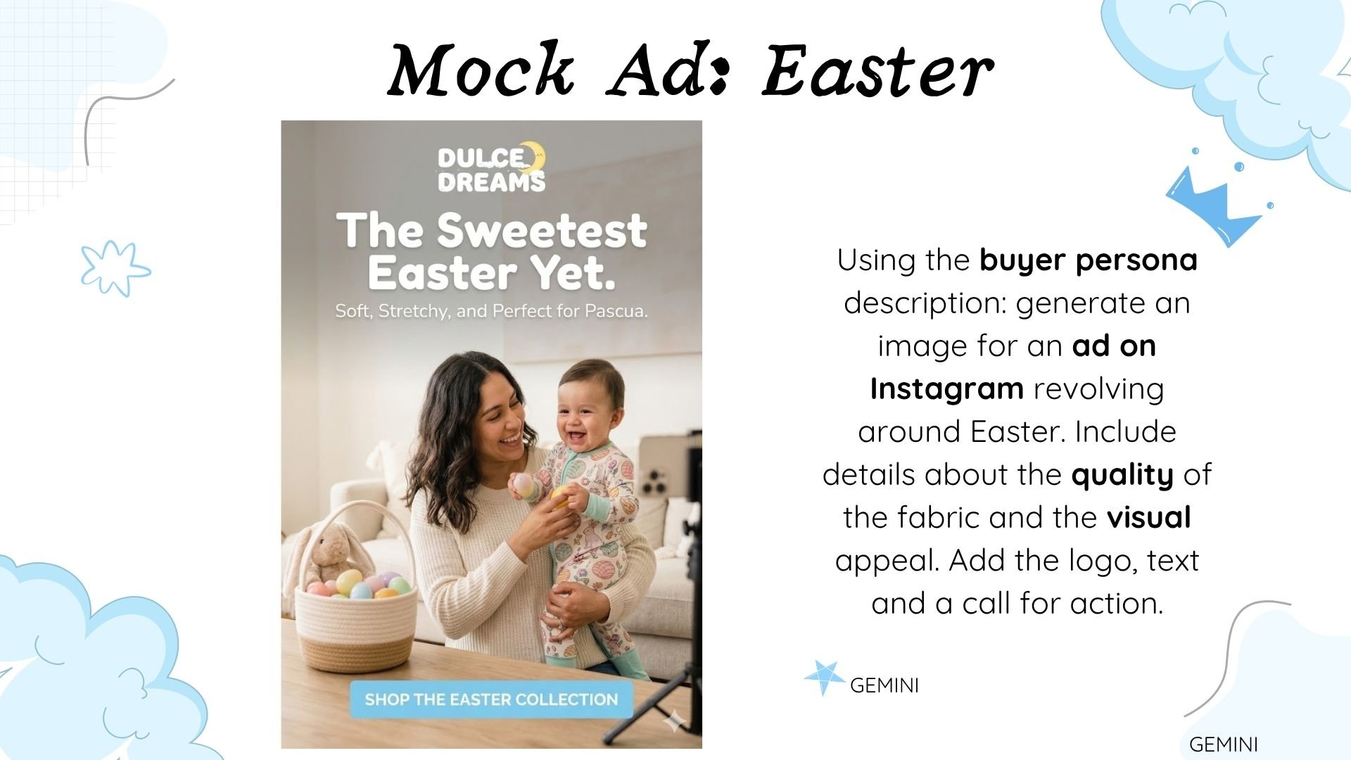 Dulce Dreams: Mock Ad: Easter
